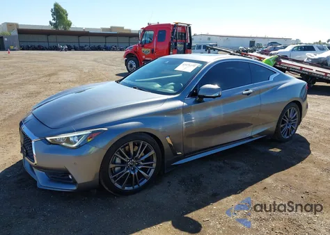 2017 Infiniti Q60 3.0T Sport z USA, uszkodzony, nr VIN JN1EV7EK3HM362664